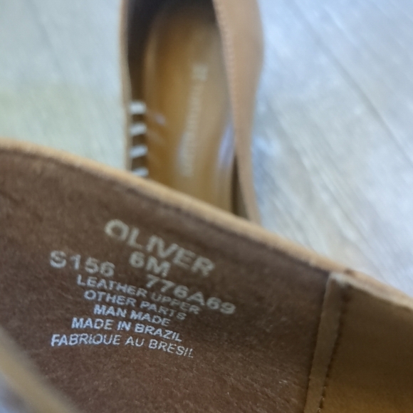 Clearout Final Naturalizer Sandals Women's 6M Tan Heeled Woven Open Toe Leather - Picture 5 of 8